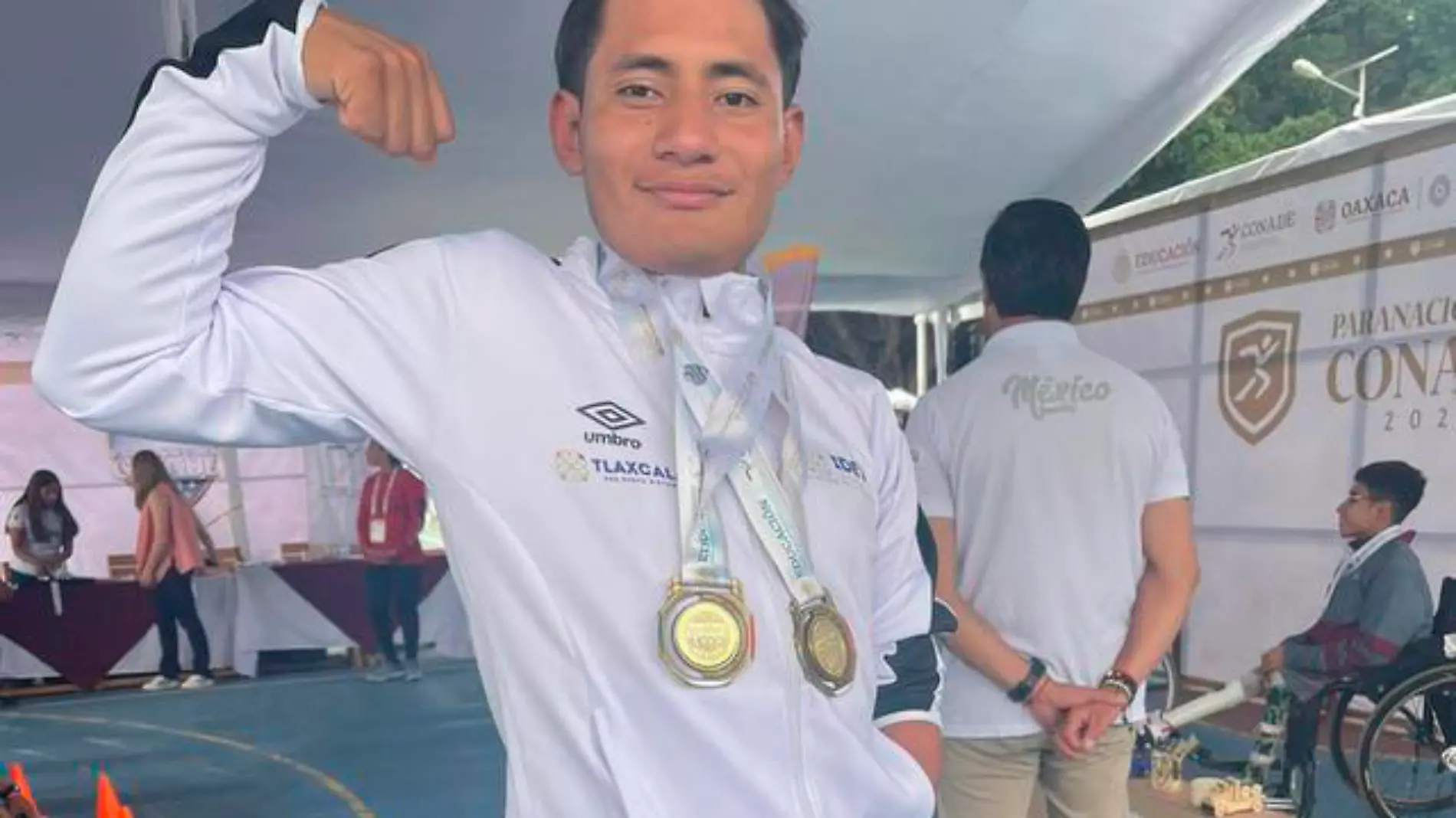 Ares Gael Cuéllar Pérez sumó dos medallas de oro para ser el mejor tlaxcalteca en los Juegos Paranacionales Conade 2024 Cortesía Idet